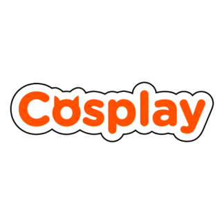 Cosplay Sticker (Orange)